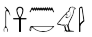 jw n=k ꜥnḫ wꜣs